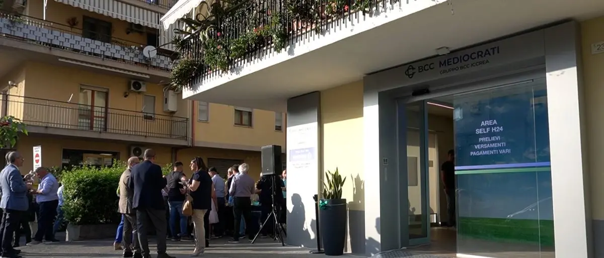 Diamante, inaugurata un'area self della Banca di Credito Cooperativo Mediocrati