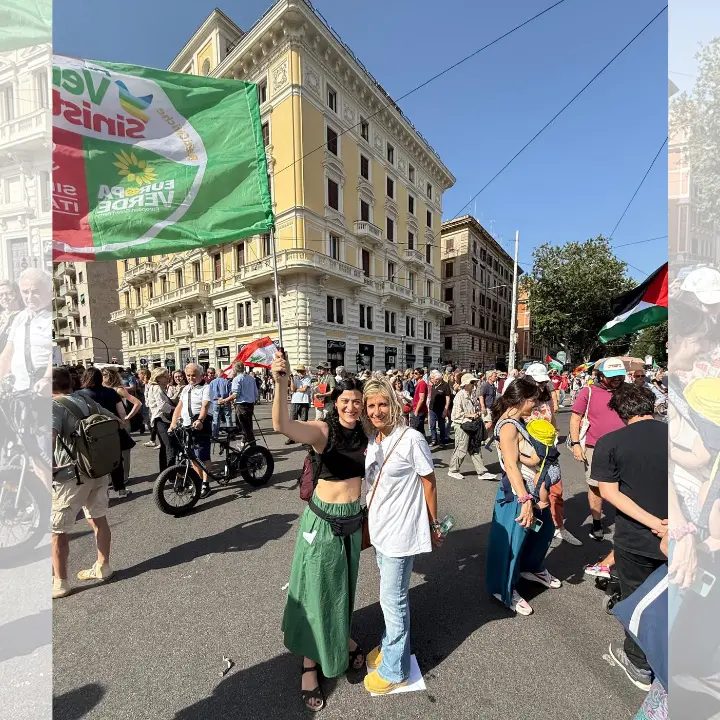 Manifestazione per la Palestina a Roma, Maria Pia Funaro: «Stop al genocidio»