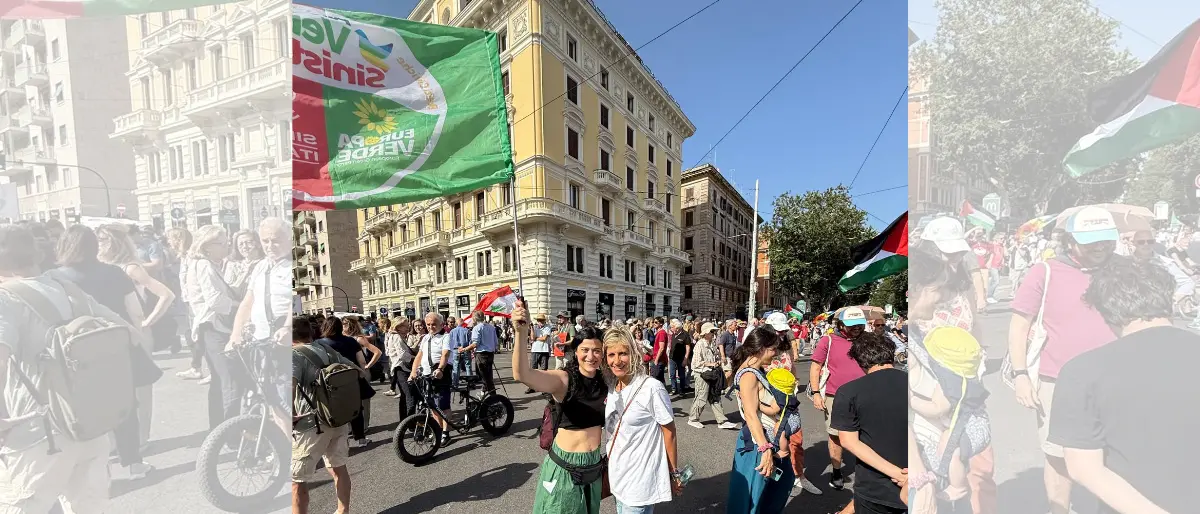 Manifestazione per la Palestina a Roma, Maria Pia Funaro: «Stop al genocidio»