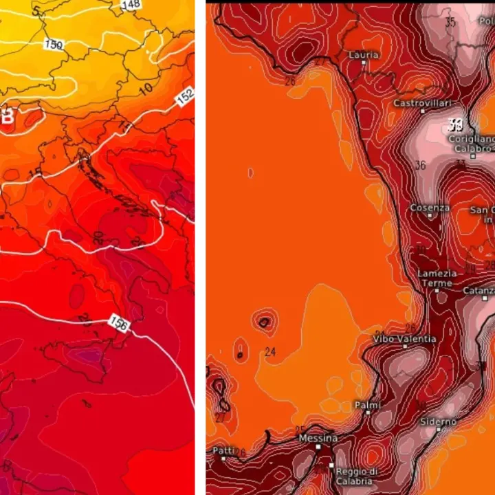 Meteo Cosenza, un’ondata di caldo travolge la provincia. Temperature fino a 40 gradi