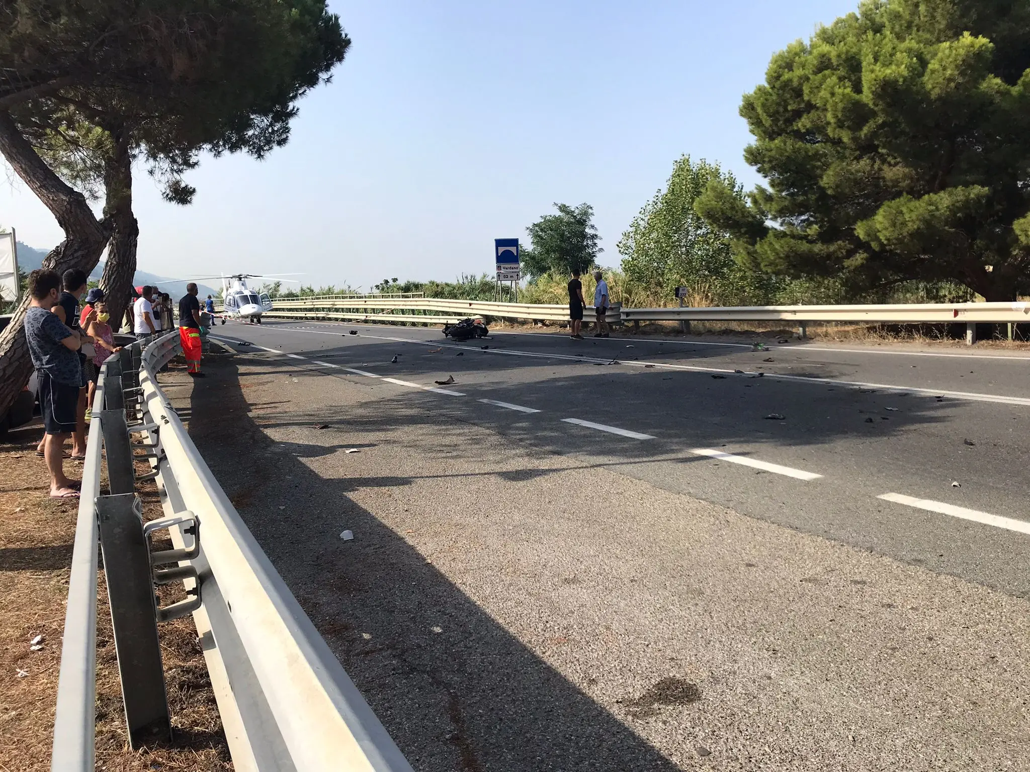 Fiumefreddo Bruzio: scontro auto-moto: muore centauro