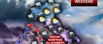 Temporali sull'Italia, maltempo in arrivo sul weekend: ecco dove