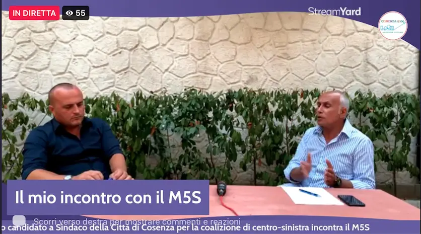 Il M5S: «Troppi 5 candidati». Ma Franz Caruso chiarisce: «Non mi ritiro»