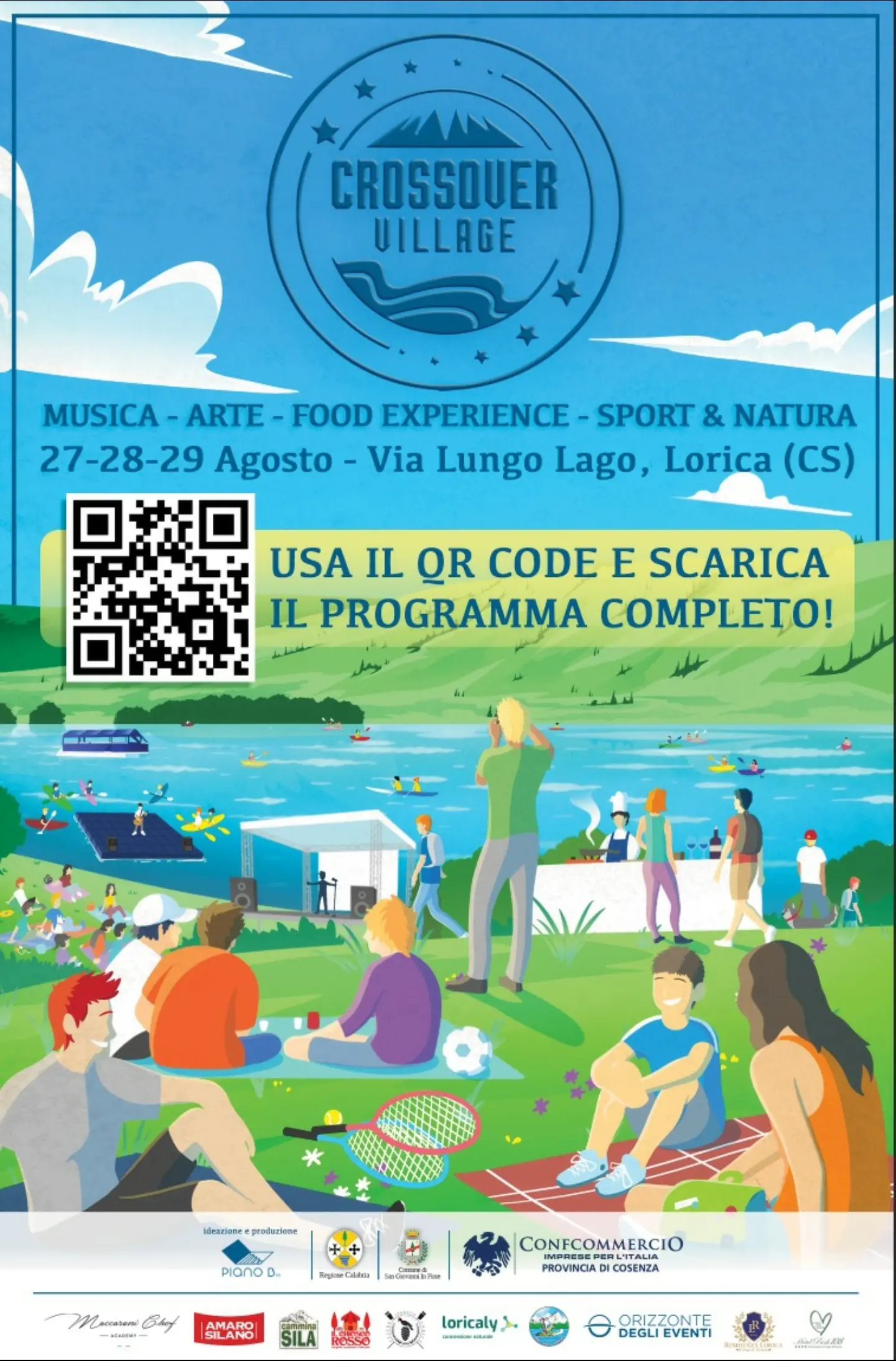 CrossOver Village a Lorica: musica, sport, arte e food