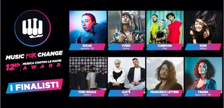 Cosenza, Musica contro le mafie: annunciati gli 8 finalisti ammessi alla fase live