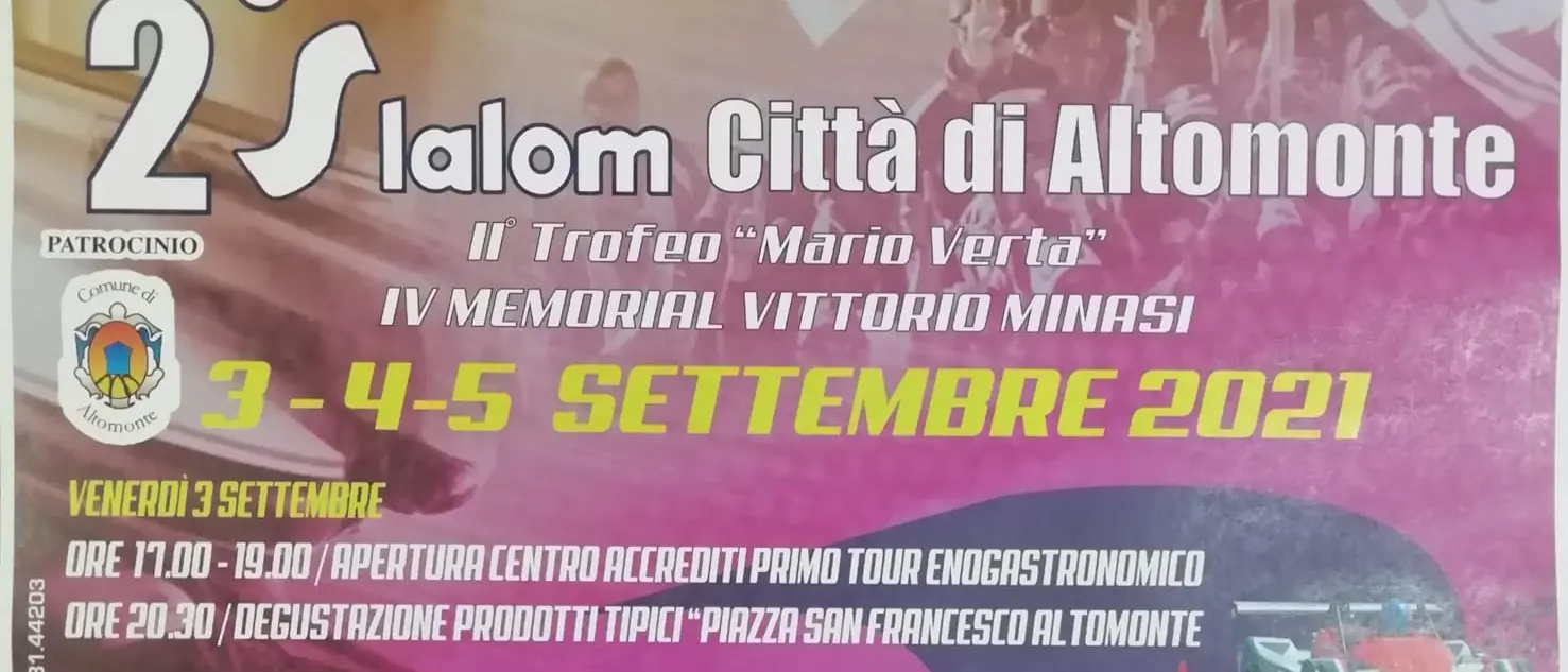 Altomonte, al via la seconda edizione di \"Slalom Altomonte\"