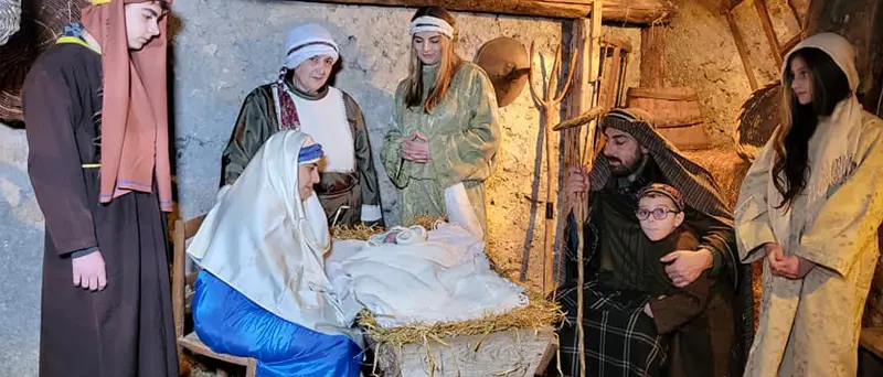Boom di visitatori al presepe vivente di Morano