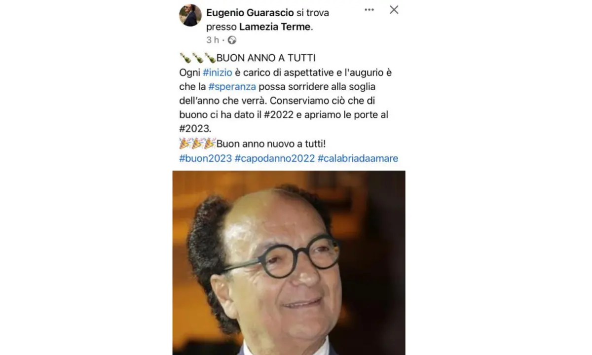 Gli auguri di Guarascio: “Che la speranza ci sorrida”