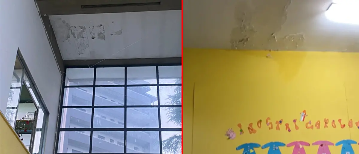 Cosenza, piove nelle scuole. I Vigili del fuoco certificano l'urgenza degli interventi