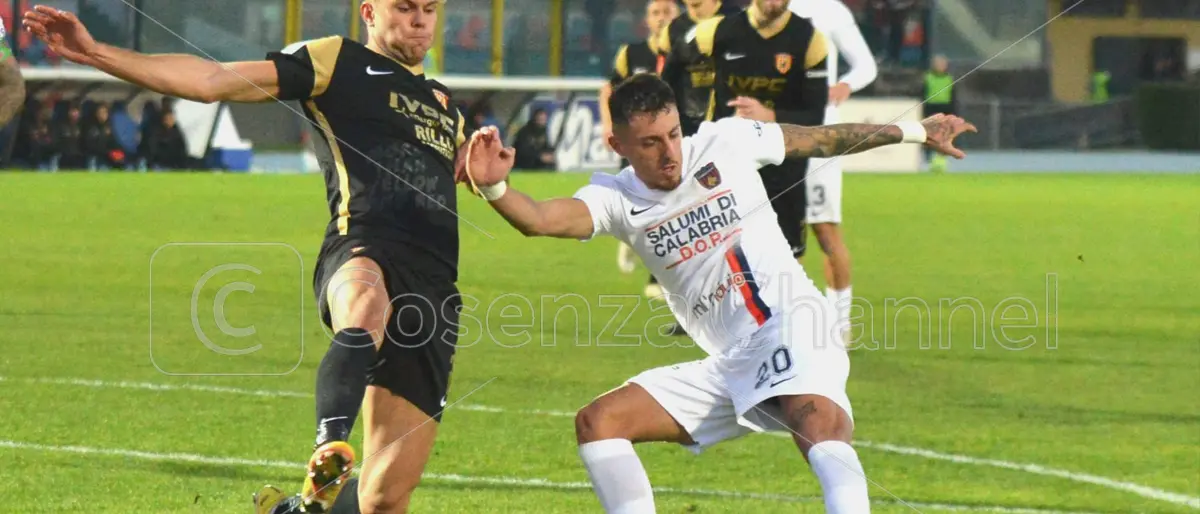 Cosenza, a Modena mancherà un attaccante fermato dal Giudice Sportivo