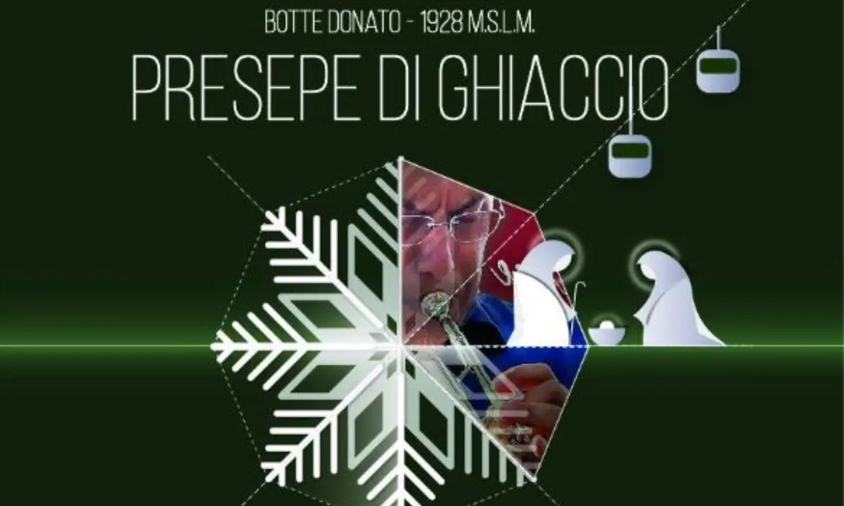A monte Botte Donato il concerto di Nello Salza con le musiche di Morricone ed il presepe di ghiaccio