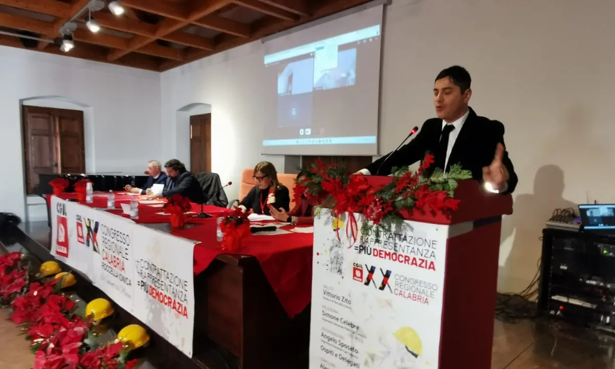 Simone Celebre confermato alla guida della Fillea Cgil Calabria
