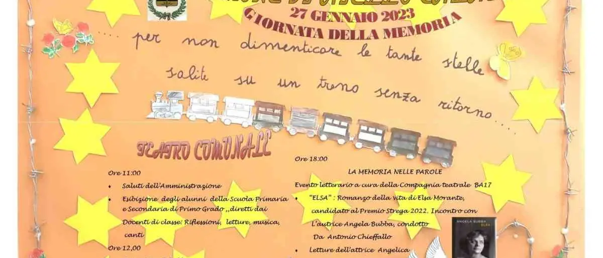 Giornata della Memoria, ad Aiello un film e un libro per non dimenticare