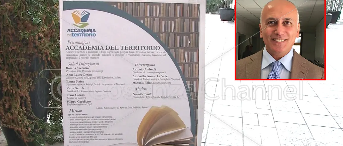 Accademia del Territorio a Cosenza, Caruso: «Sfida che sosterremo»
