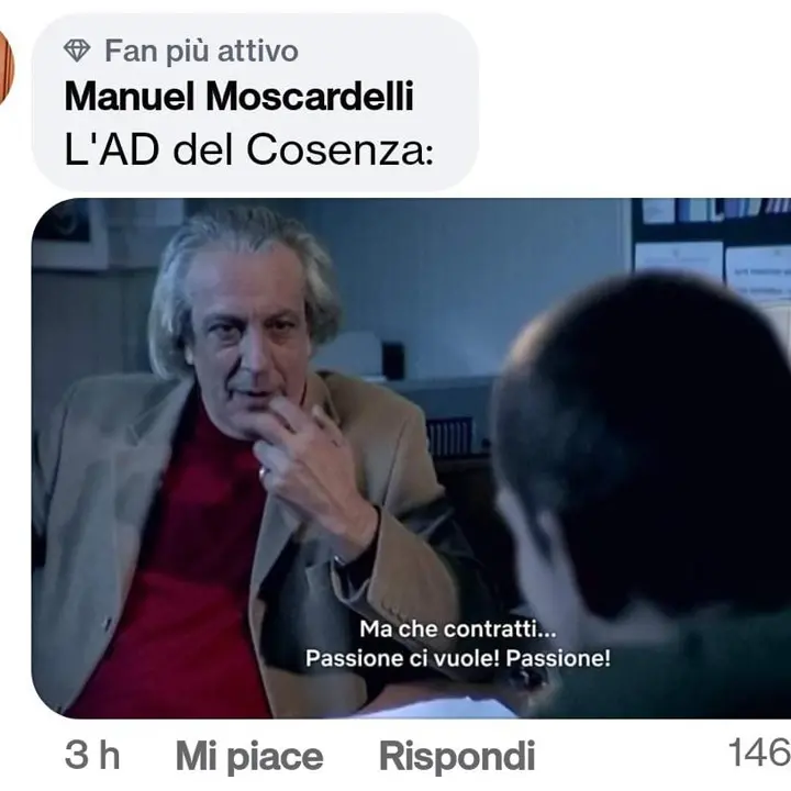 Zarate al Cosenza scatena il web tra sorpresa ed ironia | FOTO