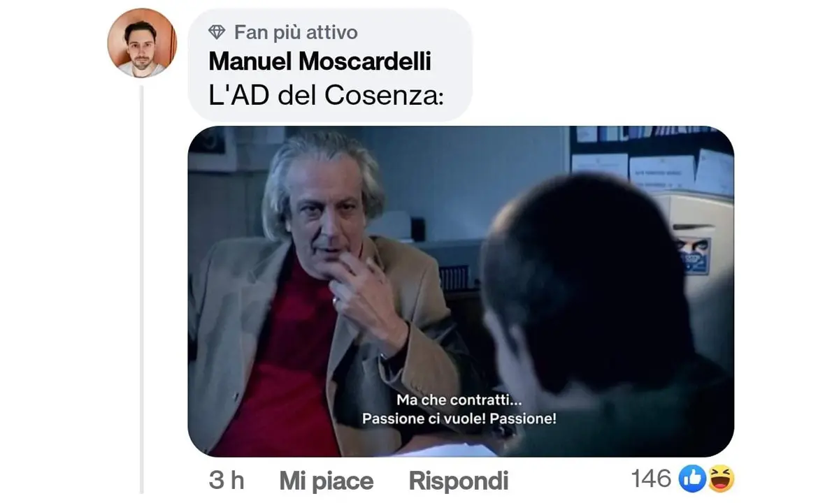 Zarate al Cosenza scatena il web tra sorpresa ed ironia | FOTO