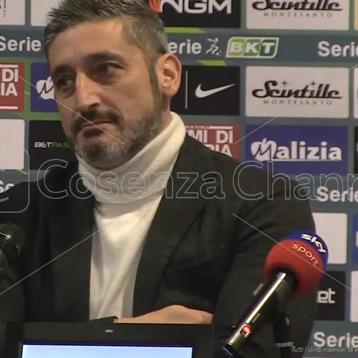 Gemmi: «Ultimo posto del Cosenza è dato oggettivo. Il mercato parte da lì»