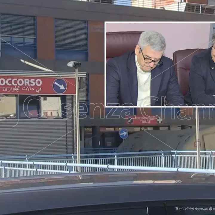 De Salazar \"ridisegna\" gli accessi dell'ospedale Annunziata di Cosenza | VIDEO