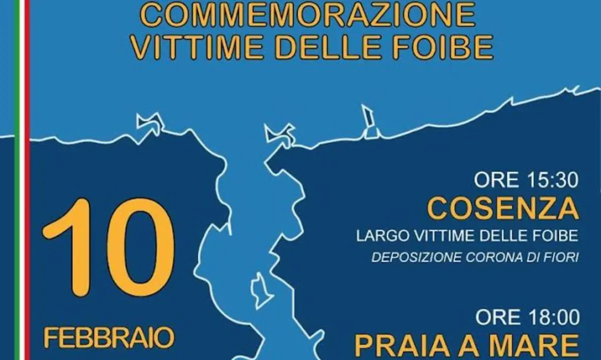 Cosenza, Fratelli d'Italia commemora i martiri delle Foibe
