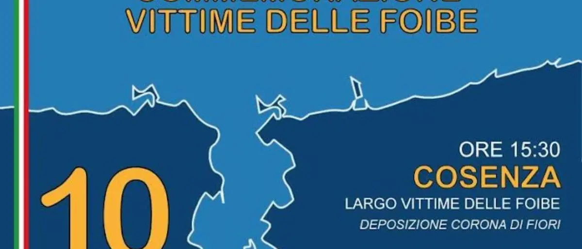 Cosenza, Fratelli d'Italia commemora i martiri delle Foibe