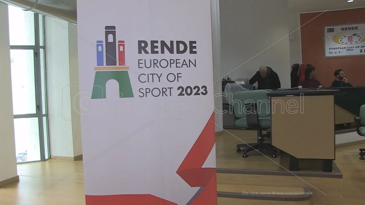 Rende Città Europea dello Sport 2023, Gagliardi: «Vetrina prestigiosa»