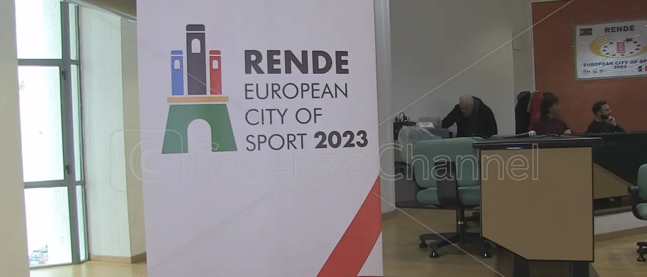 Rende Città Europea dello Sport 2023, Gagliardi: «Vetrina prestigiosa»
