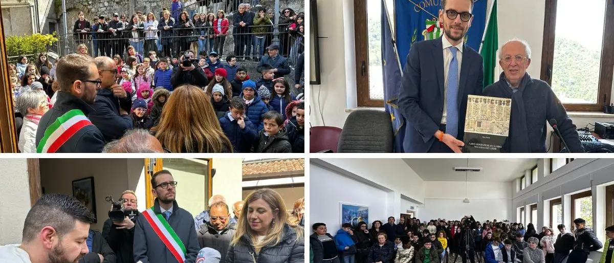 Mormanno, inaugurata la nuova biblioteca comunale in occasione della Giornata Mondiale del Libro | FOTO