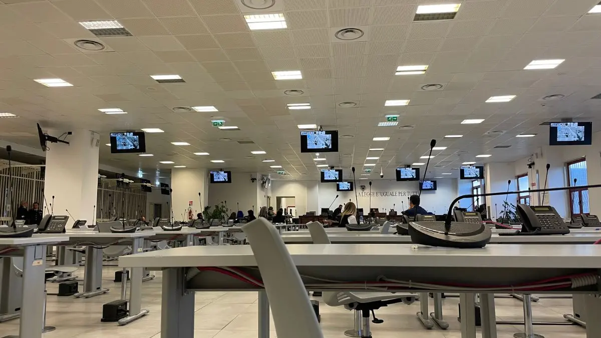L\\'aula bunker di Lamezia Terme dove si \\u00E8 tenuta una parte del processo Reset