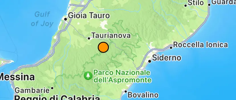 Sciame sismico in Calabria nella notte, ecco dove la terra ha tremato