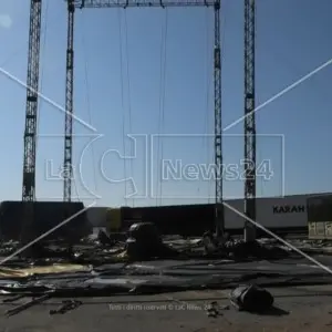 Paola, Circo Orfei distrutto dal maltempo: la conta dei danni