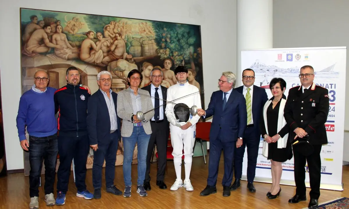 Presentati a Rende i campionati italiani Under 23 di scherma