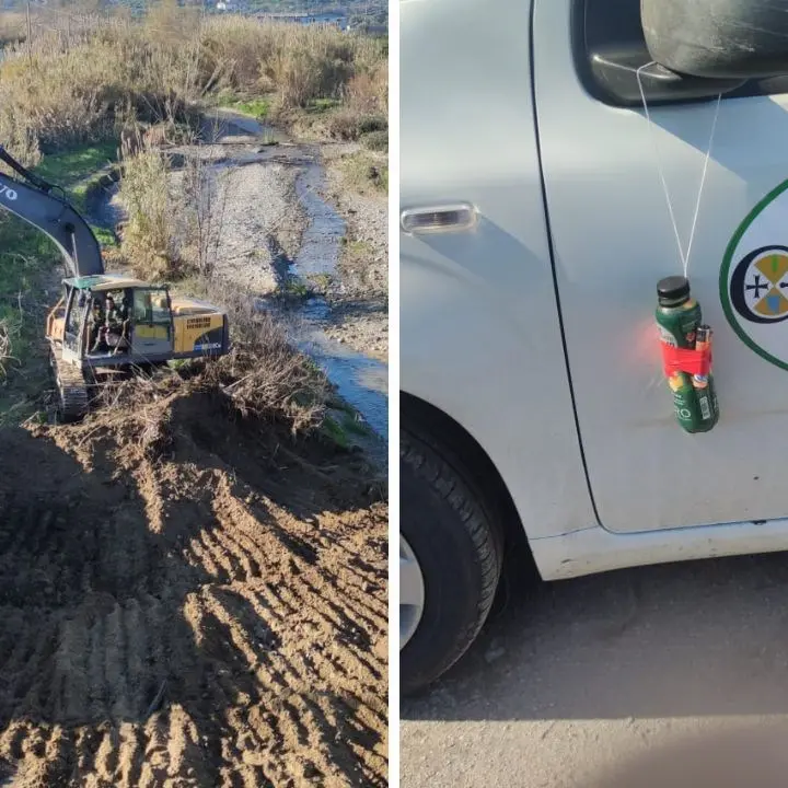 Corigliano Rossano, bottiglia incendiaria ritrovata su un mezzo di Calabria Verde