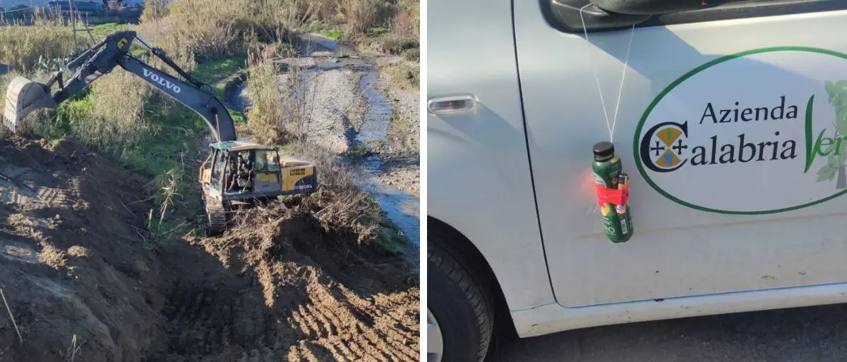 Molotov contro Calabria Verde, la Cgil: «Il mondo del lavoro è nel mirino»
