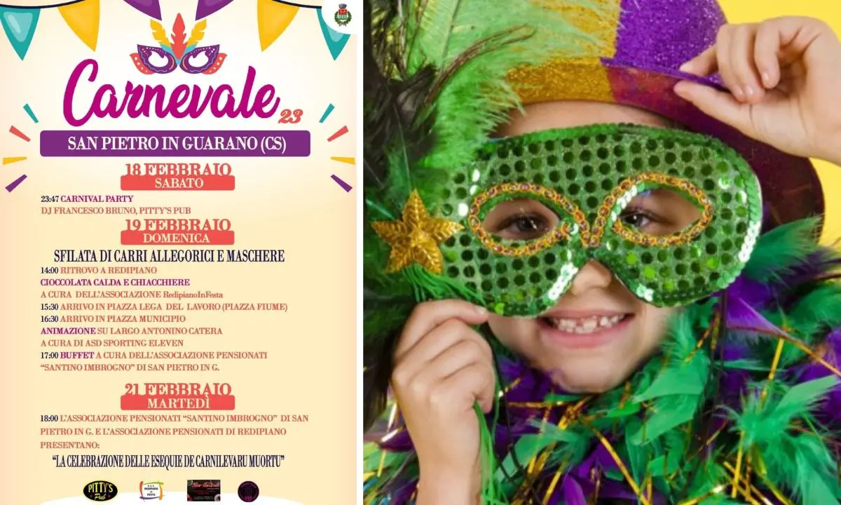 San Pietro in Guarano, torna la sfilata di Carnevale