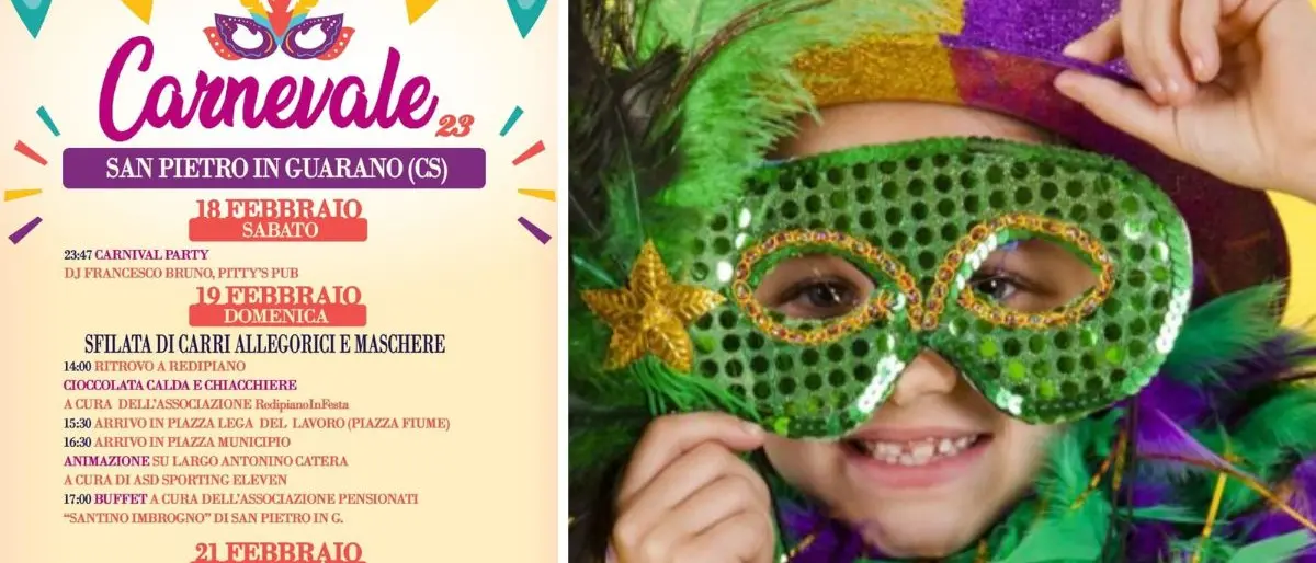 San Pietro in Guarano, torna la sfilata di Carnevale