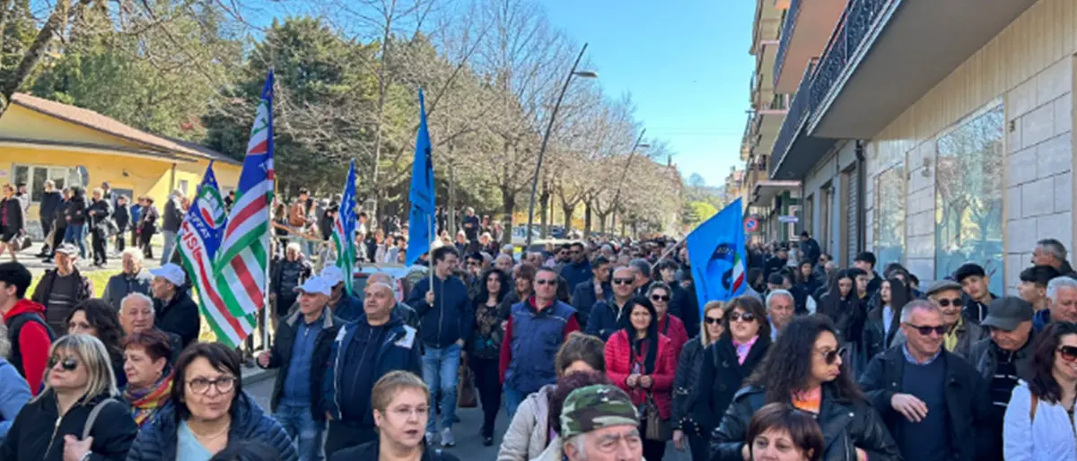 Acri, tutti in piazza per dire no alla riorganizzazione della rete ospedaliera
