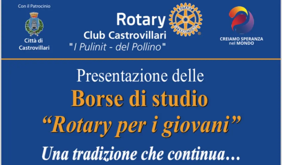 Castrovillari, borse di studio \"Rotary\" per i giovani. Una tradizione che continua