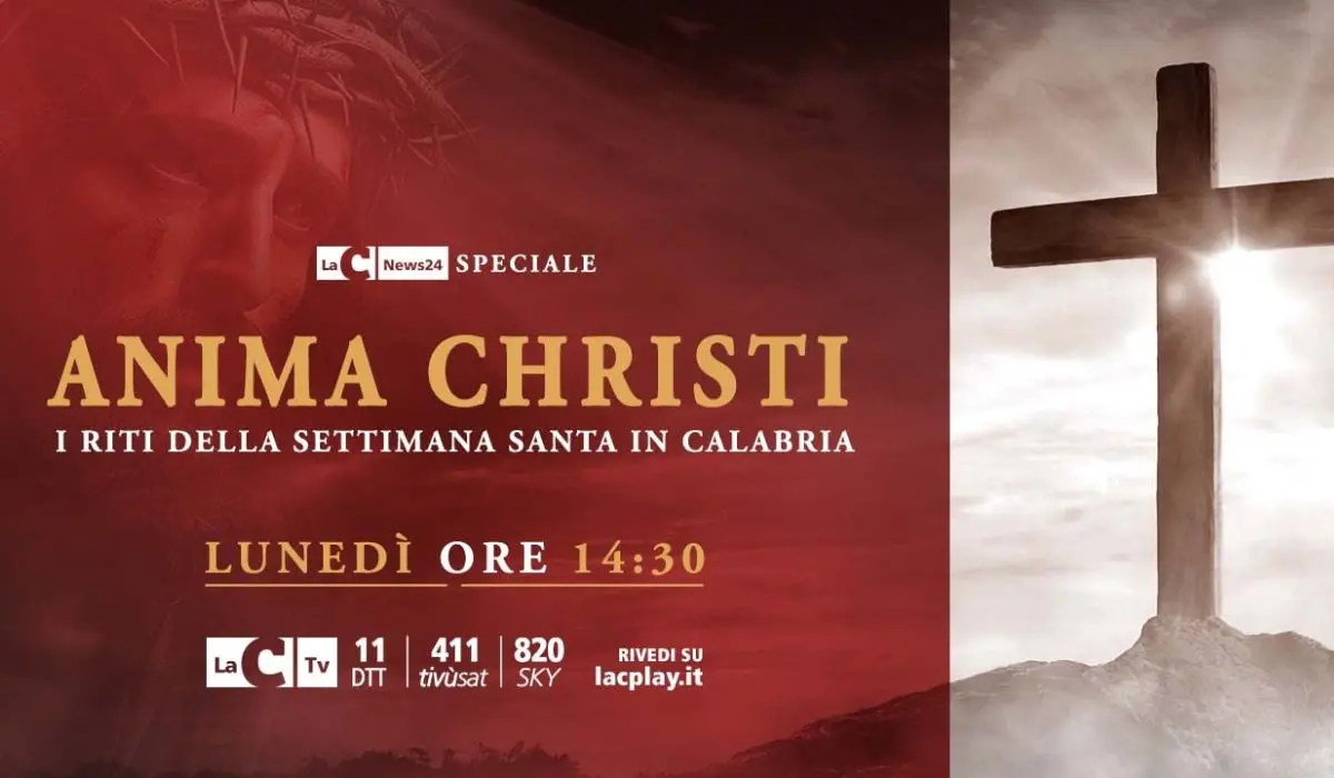 Anima Christi, i riti della Settimana Santa in Calabria: lunedì lo speciale su LaC Tv