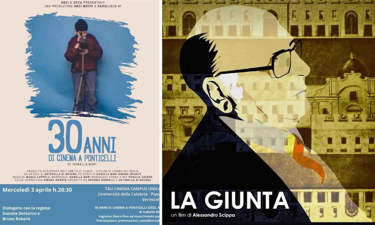 Unical, appuntamento con due film al Tau Cinema Campus