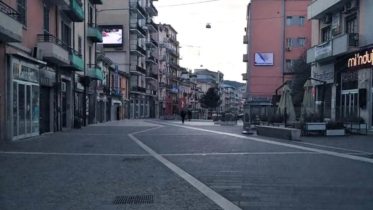 Corso Mazzini a Cosenza