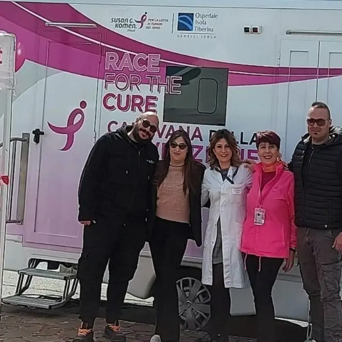 Prevenzione del tumore al seno, la Carovana Rosa fa tappa anche a Grisolia