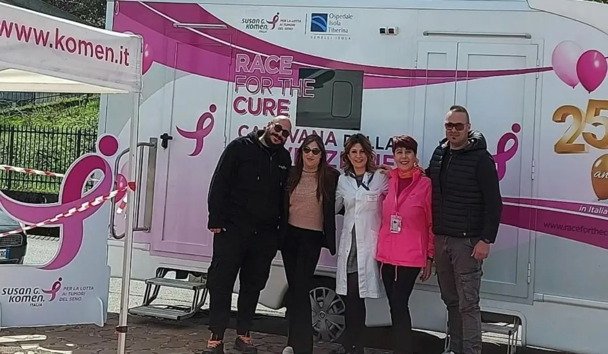 Prevenzione del tumore al seno, la Carovana Rosa fa tappa anche a Grisolia