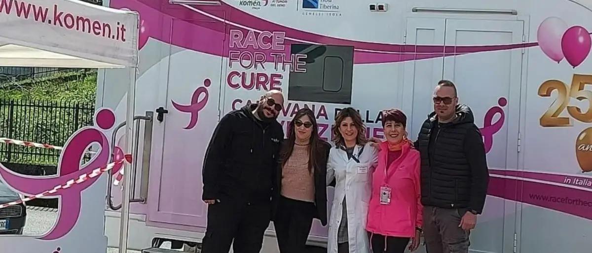 Prevenzione del tumore al seno, la Carovana Rosa fa tappa anche a Grisolia