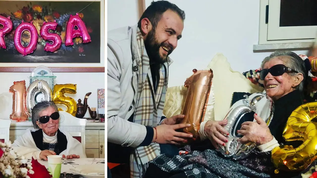 Santa Sofia d'Epiro festeggia i primi 105 anni di nonna Rosa