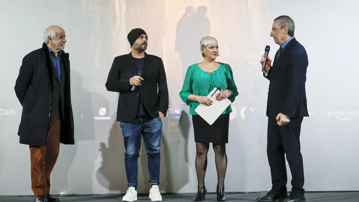 Cosenza, applausi per Toni Servillo e Marco d'Amore al Cinema Citrigno - FOTO