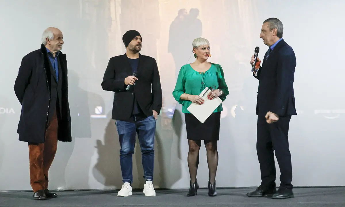 Cosenza, applausi per Toni Servillo e Marco d'Amore al Cinema Citrigno - FOTO