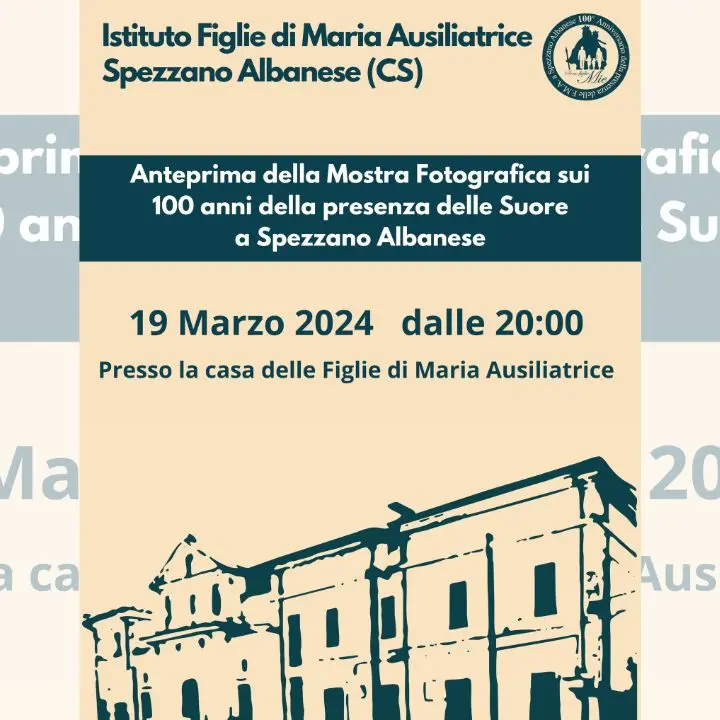 Spezzano Albanese festeggia il centenario della presenza delle Figlie di Maria Ausiliatrice