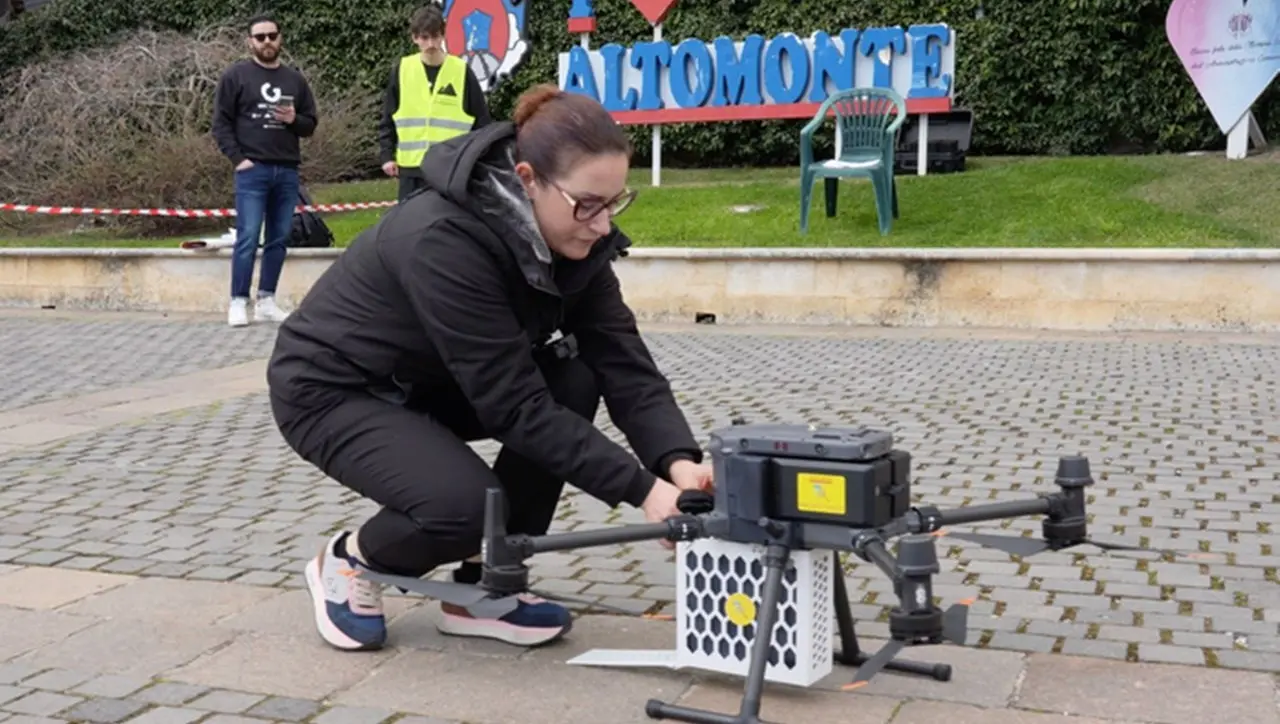 Altomonte, drone con defibrillatore fa prima dell'ambulanza. I risultati di un test