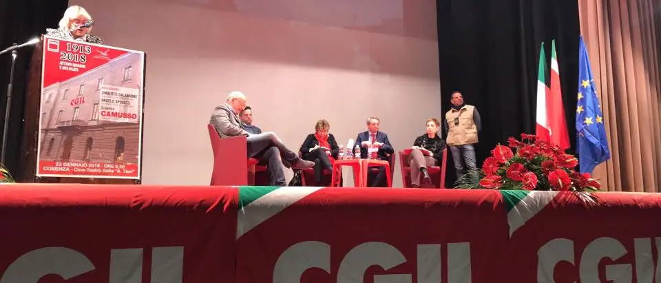 La Camusso inaugura la sede ristrutturata della Cgil a Cosenza