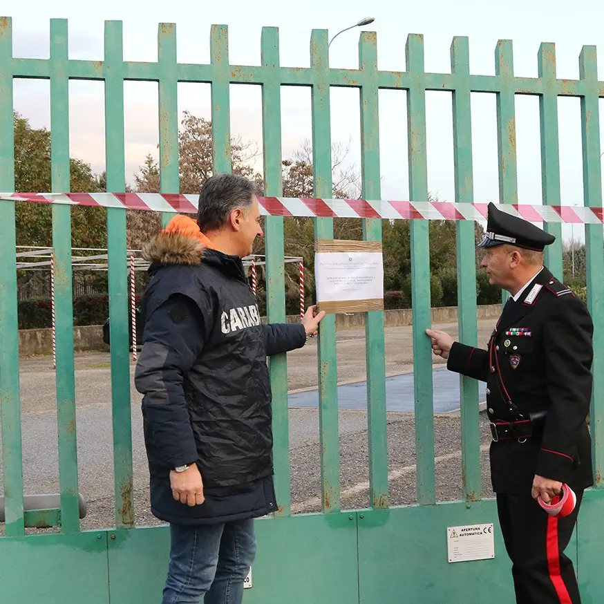 Sotto sequestro il depuratore \"Valle Crati\" di Rende: interdetto il direttore dell'impianto [FOTO-VIDEO]